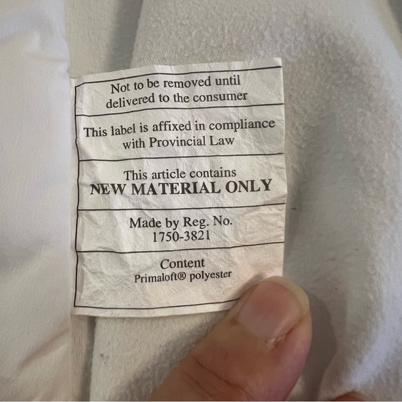 Lululemon Run For Cold Vest White Water Repellent Lightweight Primaloft Size 6 - Picture 5 of 12